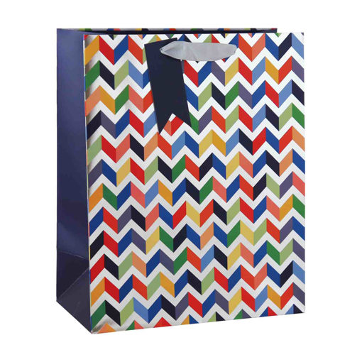 Picture of ZIG ZAG LARGE GIFT BAG